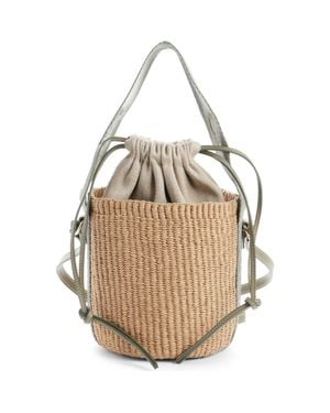 Chloé Small Woody Basket Bucket Bag - Metallic