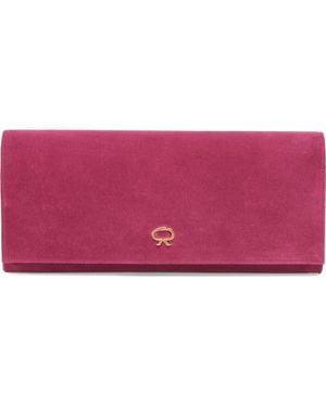 Gianvito Rossi Monica Clutch Bag - Purple