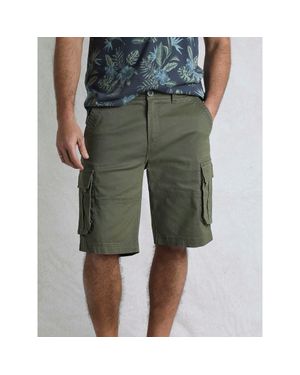 Weird Fish Rigney Cargo Shorts - Green
