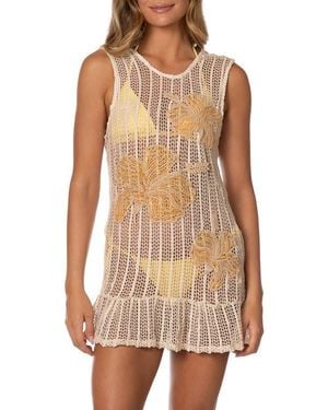 Maaji Sand Dune Grotta Cover-Up Minidress - Natural