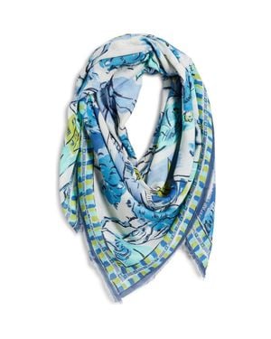 Echo Riviera Square Scarf - Blue