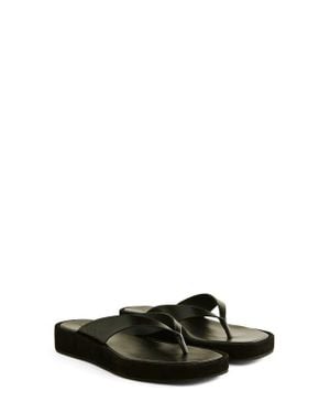 Reformation Eden Platform Flip Flop - Black