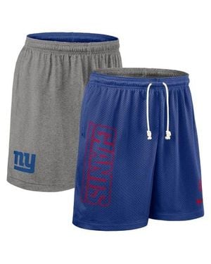 Nike New York Giants Sideline Reversible Performance Shorts - Blue