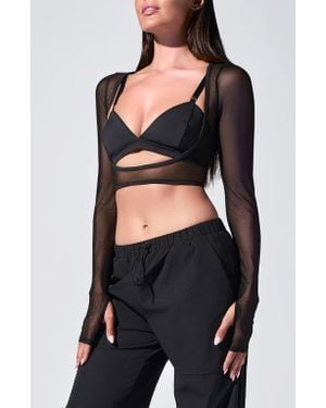 Heroine Sport Clear Bolero - Black