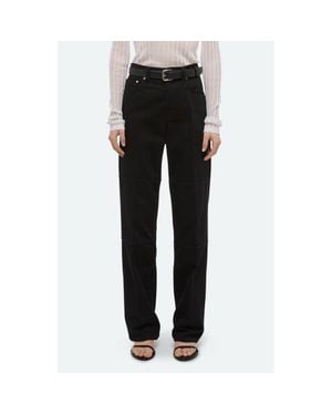 Helmut Lang Back Zip Carpenter Jeans - Black