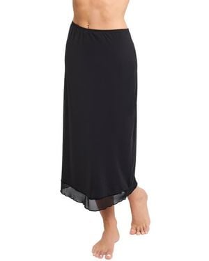 Montelle Intimates Midi Half Slip - Black