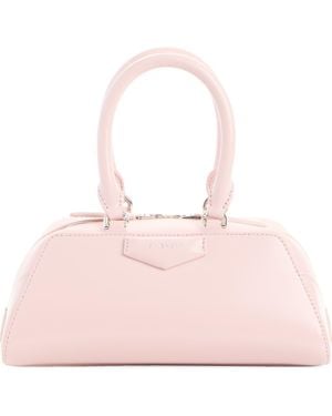 Givenchy Mini Antigona Leather East/West Satchel - Pink