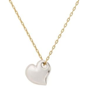 Kate Spade Heart Pendant Necklace - White