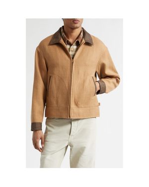 Visvim Strato Linen & Wool Jacket - Brown