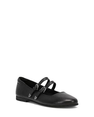 Frye Carson Mary Jane Flat - Black