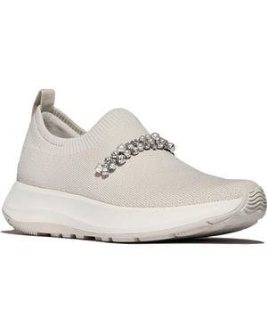Fitflop F-Mode Flow P Slip On Sneaker - White