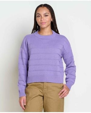 Toad & Co. Bianca Ii Crew Sweater - Purple