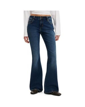 Cotton On Mid Rise Bootcut Jean - Blue