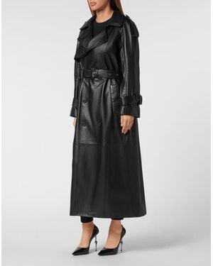Philipp Plein Trench Coat - Black
