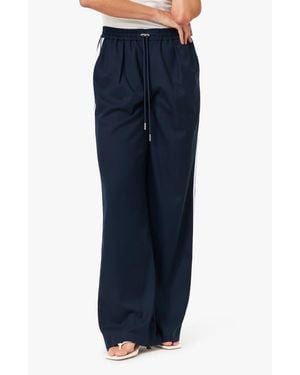 Habitual Wide Leg Track Pants - Blue