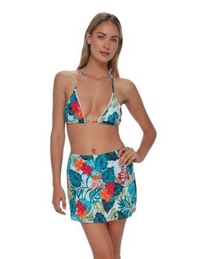 Swim Systems Bree Cover-Up Mini Skirt - Blue