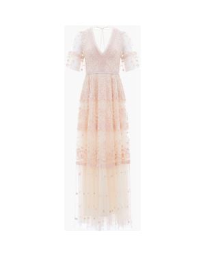 Needle & Thread Midsummer Lace Gown - Pink