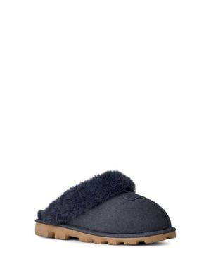 UGG Coquette Genuine Shearling Lined Slipper - Blue