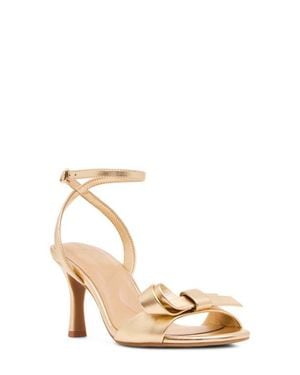 Anne Klein Jeanne Ankle Strap Sandal - Natural