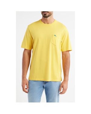 Tommy Bahama 'New Bali Sky' Original Fit Crewneck Pocket T-Shirt - Yellow