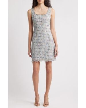 Kobi Halperin Novi Sleeveless Tweed Minidress - Multicolor