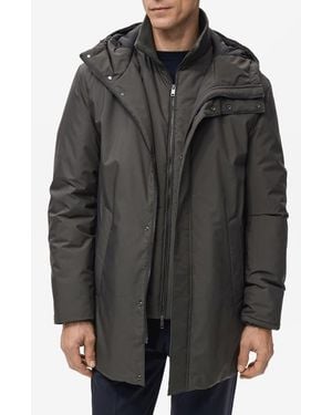 Mango Water Repellent Insulated 3-In-1 Coat - Black