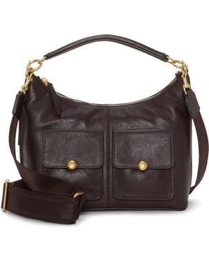 Vince Camuto Carly Leather Shoulder Bag - Black