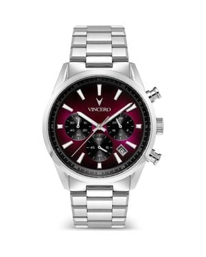 Vincero Icon Edition Chronograph Bracelet Watch, 43Mm - Metallic