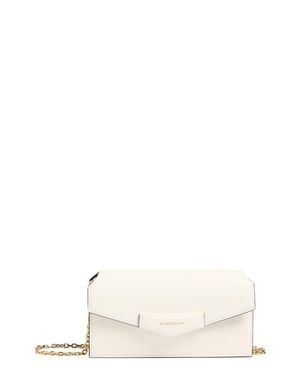 Givenchy Antigona Wallet On A Chain - White