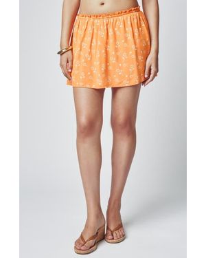 Florence By Mills Floral Miniskirt - Orange