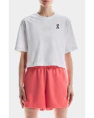 On Shoes Club Boxy-T Cott Graphic T-Shirt - White