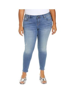 Slink Jeans Ankle Denim Leggings - Blue