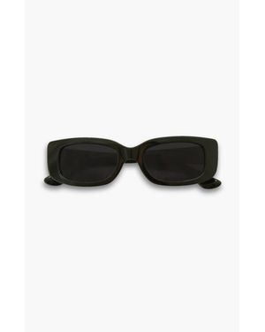 INDY Delancey Rectangular Polarized Sunglasses - Blue
