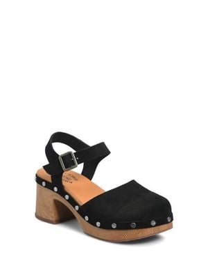 Kork-Ease Tribecca Ankle Strap Platform Clog - Brown