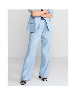 Kettlewell Iona Linen Pants - Blue