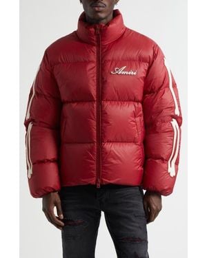 Amiri Bones Down Puffer Jacket - Red