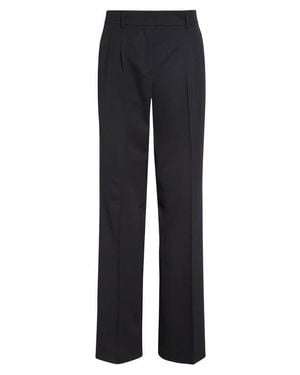 Akris Fabri Pleated Wool Pants - Blue