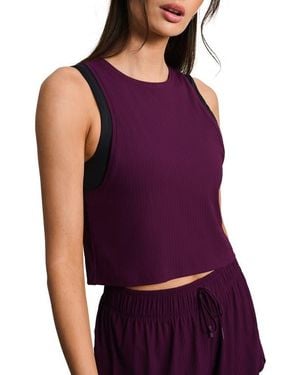 Rhone Lightspeed Layered Performance Tank - Purple