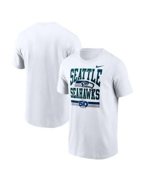 Nike Seattle Seahawks 50Th Season Essential T-Shirt - Blue