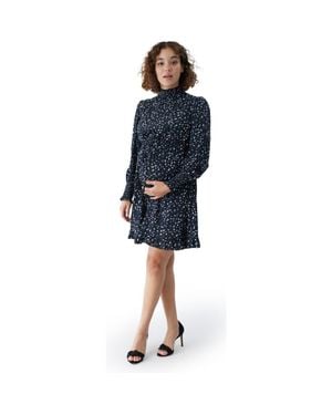 Ingrid & Isabel The Mingle Long Sleeve Maternity Cocktail Dress - Blue