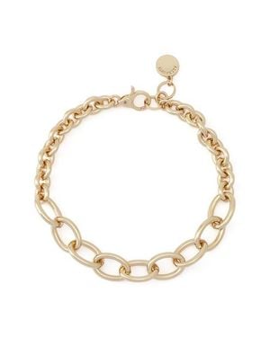 AllSaints Flex Oval Link Chain Bracelet - Metallic