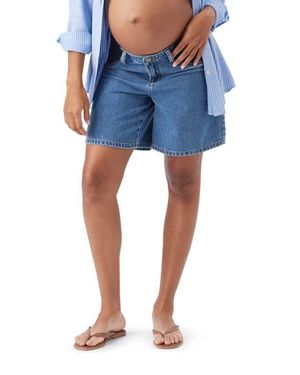 Ripe Maternity Dion Denim Maternity Shorts - Blue