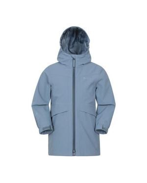 Mountain Warehouse Childrens/Kids April Waterproof Jacket - Blue