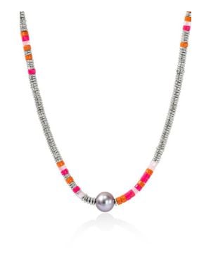 John Hardy Heishi Freshwater Pearl & Bead Necklace - Multicolor