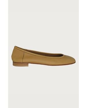 Andrea Carrano Shoes Bambolina Ballet Flat - Natural