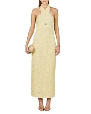 Endless Rose Crossover Neck Halter Dress - Multicolor