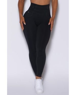 Bombshell Sportswear Peach Bottoms - Black