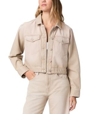 PAIGE Michele Trucker Jacket - Natural