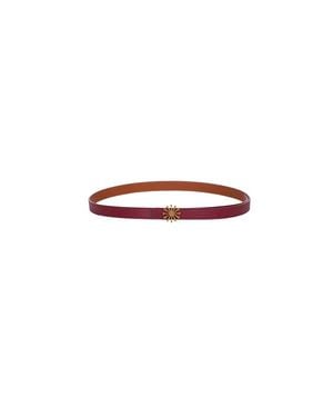Esterah 12Am Reversible Leather Belt - White