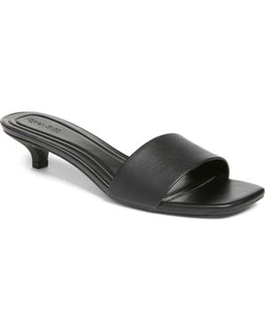 Open Edit Tanner Kitten Heel Slide Sandal - Gray